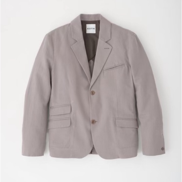 KOTN Men's laureate linen Blazer - Picture 3 of 7
